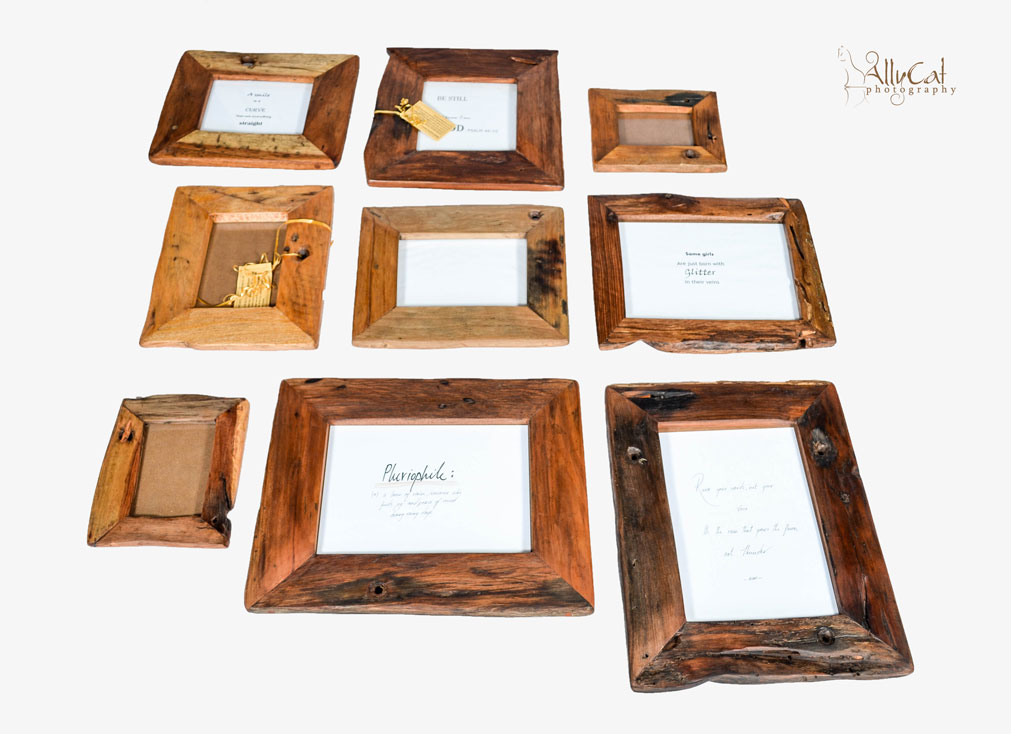 Assorted Wooden Picture Frames