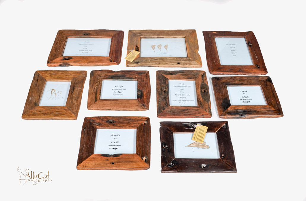 Assorted Wooden Picture Frames